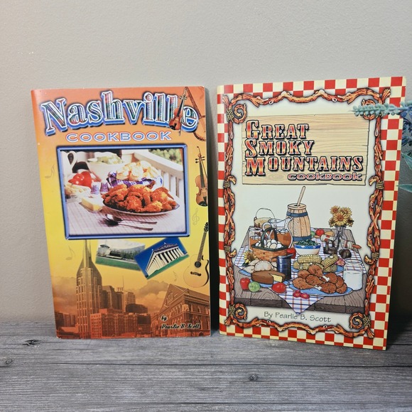 Other - Nashville & Great Smoky Mountains Cookbook Set Pearlie B Scott Southern Recipes